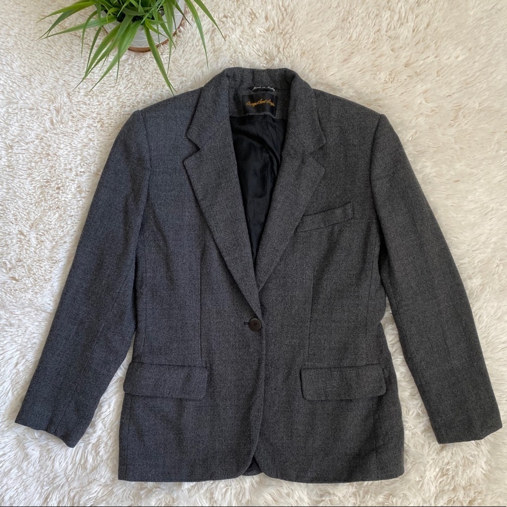 Giorgio Sant Angelo Vintage Blazer 100% Wool‎
